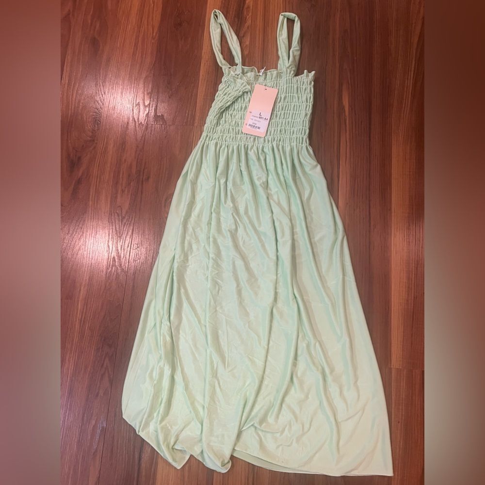 Light Green Strapless Dress